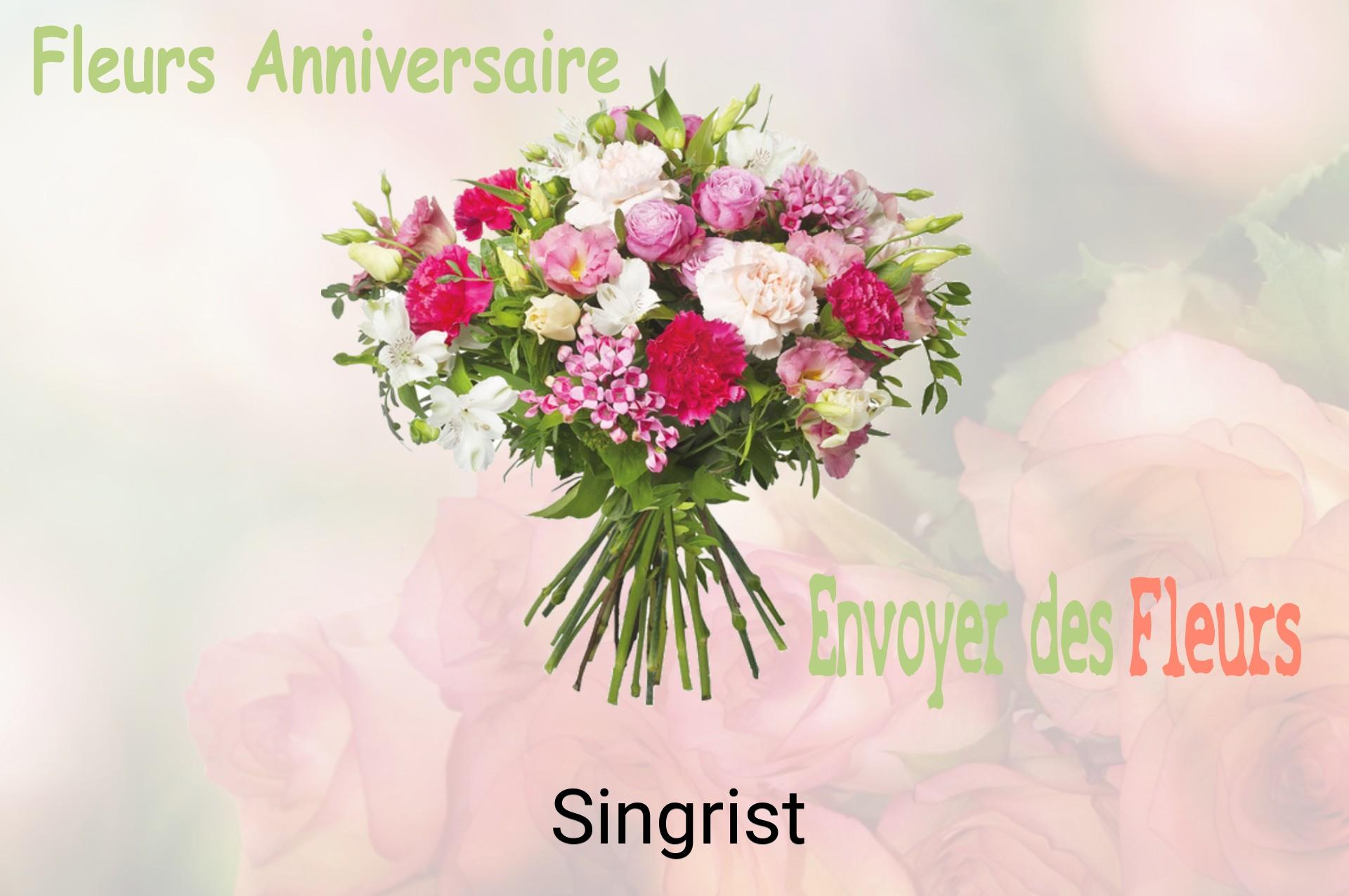Bouquet de fleurs d’anniversaire livré à Singrist