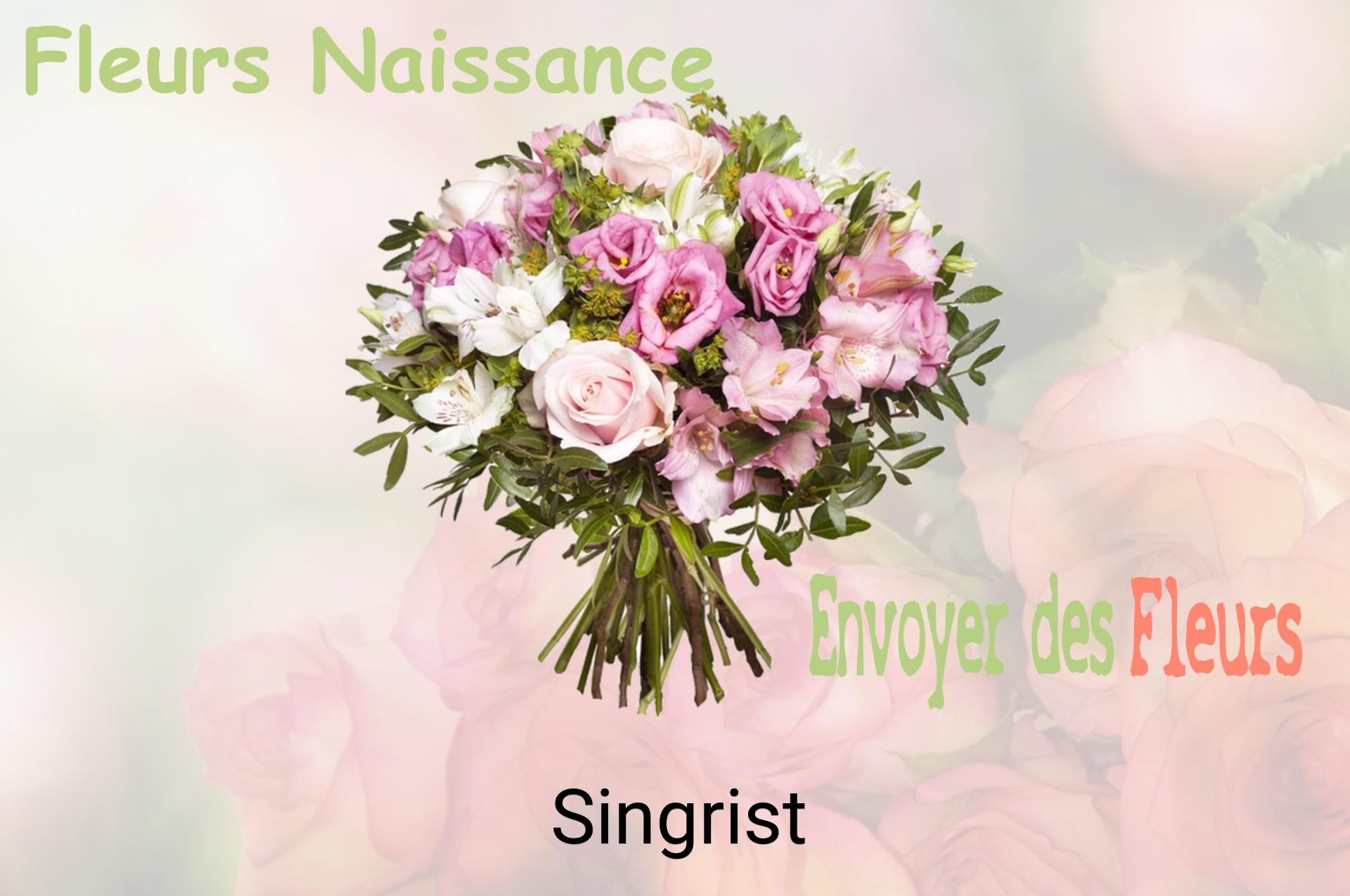 Bouquet de fleurs de naissance livré à Singrist